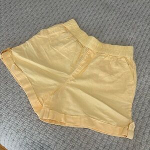 Pact Women's Yellow Shorts
